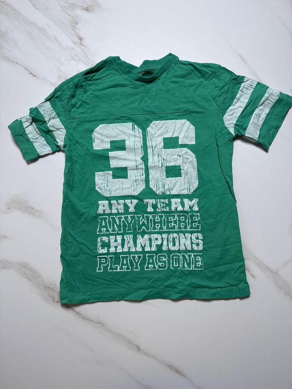 Kidpik Green T Shirt CHampions Sports - Boys Large
